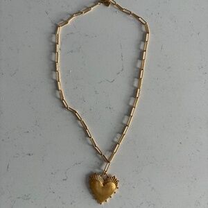 HART heart of gold charm necklace